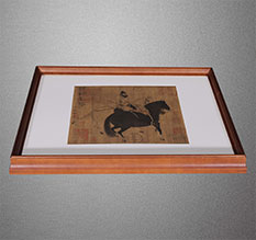 博白书画装裱配框服务案例